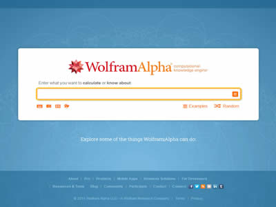 Wolfram Alpha